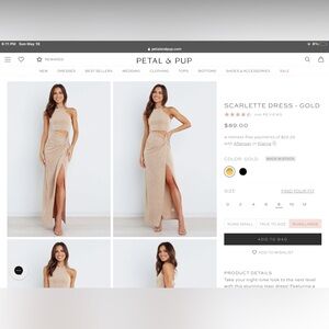 Petal and Pup Scarlette Dress